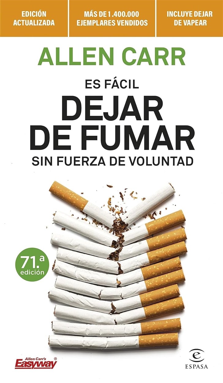 Cover image for Es Fácil Dejar De Fumar Sin Fuerza De Voluntad, isbn: 9788467038446