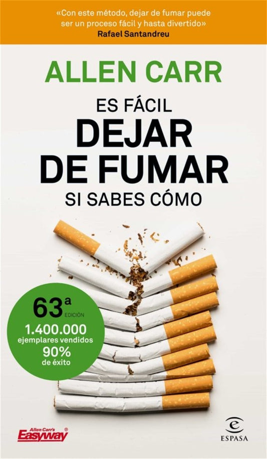 Cover image for Es fácil dejar de fumar, si sabes cómo, isbn: 9788467052930